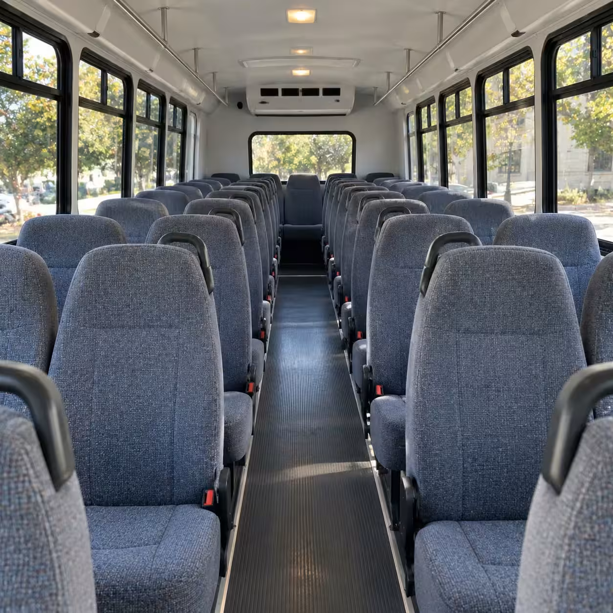 35 passenger minibus inside