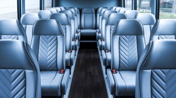 25 passenger minibus interior