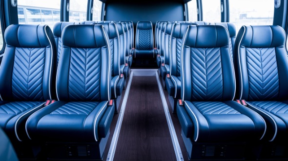 oklahoma city 15 passenger minibus inside