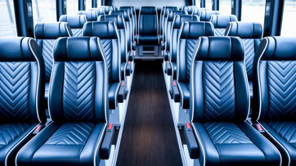 oklahoma city 25 passenger minibus inside