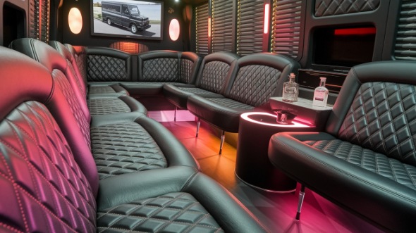 oklahoma city party bus rental inside