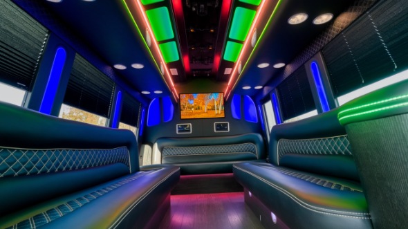 oklahoma city sprinter limo rental inside