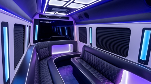 sprinter limo rental interior oklahoma city